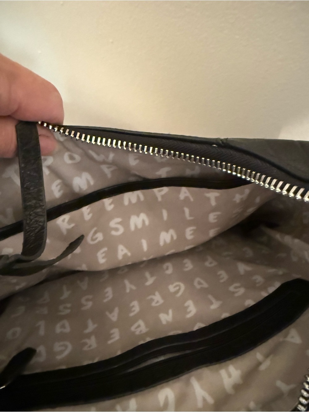 Aimee Kestenberg Black Croc-Embossed Hobo Bag - Picture 5 of 6